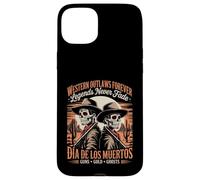 Les squelettes de Cowboy du Jour des Morts - Wild West Coque pour iPhone 15 Plus