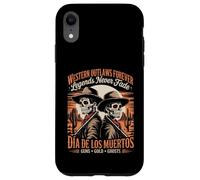 Les squelettes de Cowboy du Jour des Morts - Wild West Coque pour iPhone XR