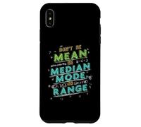 Les statistiques de Blague mathématiques ne sont Pas Une Plage de Mode médian Moyenne Coque pour iPhone XS Max
