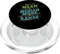 Les statistiques de Blague mathématiques ne sont Pas Une Plage de Mode médian Moyenne PopSockets PopGrip pour MagSafe