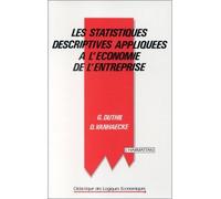 Les statistiques descriptives appliquées à l'économie de l'entreprise - Gérard Duthil - L'harmattan - broché - Livre