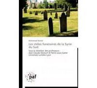 Les Stèles Funéraires De La Syrie Du Sud