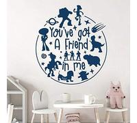 Les Stickers Muraux Toy Story Inspirés Du Film Citation Que Vous Avez Un Ami, Je Connais Un Enfant