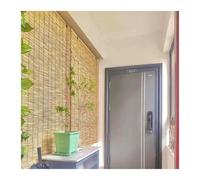 Les Stores en Bambou Naturel Faciles a Installer Peuvent Être Personnalisés pour Les Rebords de Fenêtre Les Balcons Et Les Cuisines(W75xH135 cm(30x53 in))