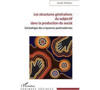 Les structures génératives du subjectif dans la production du social: Généalogie des croyances postmodernes