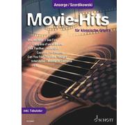 Les succès du cinéma pour la guitare. Livre de jeu.