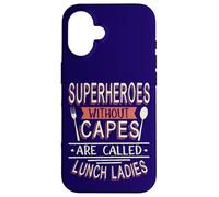 Les Super-héros de Cuisine sans Capes sont appelés Lunch Ladies Coque pour iPhone 16