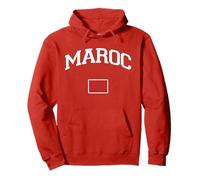 Les Supporter de la Can Officiel Maillot Joueur Maroc Sweat à Capuche