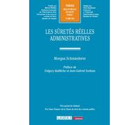 Les sûretés réelles administratives - Morgan Schmiederer - Lgdj - broché - Essai