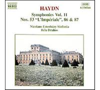 Joseph Haydn – Symphonies Vol. 11 – Nos 53 « L'Impériale », 86 & 87 – NAXOS