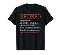 Les synonymes d'adjectifs retraités ne sont plus mon problème T-Shirt