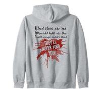 Les Taches de Sang sont Rouges, Elles ne Vous trouveront jamais Un Vrai Spectacle de Crime Sweat à Capuche