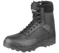 Les Tactiques Militaires Brandit Combat Côté Zip Bottes Police Cuir Chaussures N