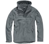 Les Tactiques Windbreaker Classique Brandit À Capuchon Anorak Hombres Veste Gris