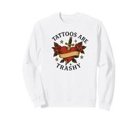 Les Tatouages sont des Amateurs d'encre rétro et Trash Sweatshirt