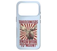 Les taxidermistes savent Comment Monter Funny Moose Hunter Coque pour iPhone 17 Pro