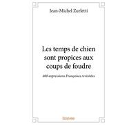 Les temps de chien sont propices aux coups de foudre 400 expressions Françaises revisitées - Jean-Michel Zurletti - Edilivre-Aparis - broché - Anthologie
