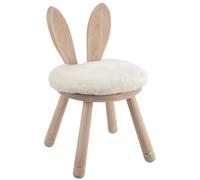 Les Tendances Chaise oreille de lapin en bois naturel Lapinou Bi & Multicolore