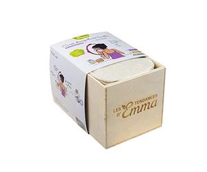 Les Tendances d'Emma - Kit Eco Belle Bois - 15 carrés démaquillants - Biface coton Bio