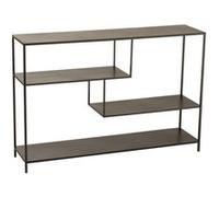 Les Tendances Etagère basse niveaux irréguliers métal noir Luc L 120 cm Noir G
