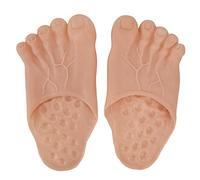 Les-Theresa 1 paire de grands chaussons de pied couverture de chaussures Halloween Cosplay Costume accessoires accessoires de fête(De couleur chair)