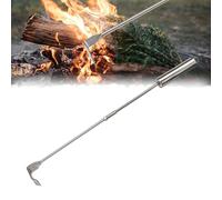 Les-Theresa 18.03In Pelle à Cendres pour Cheminée, Rateau Charbon Barbecue Grattoir avec Manche Long Accessoires pour Four à Barbecue pour Un Nettoyage Facile et Efficace Après Barbecue et Grillades