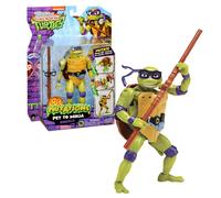 Les Tortues Ninja, 1 Figurine Deluxe 15 cm, Se transforme en tortue, Modèle Donatello, Pour les enfants dès 4 ans, TU8381