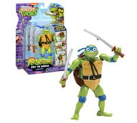 Les Tortues Ninja, 1 Figurine Deluxe 15 cm, Se transforme en tortue, Modèle Leonardo, Pour les enfants dès 4 ans, TU8382