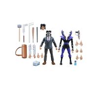Les Tortues Ninja (Cartoon) - Pack 2 Figurines Business Suit Casey Jones & Split Foot Soldier 18 Cm