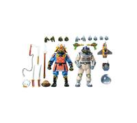 Les Tortues Ninja (Cartoon) - Pack 2 Figurines Space Adventure & Samurai Turtles 18 Cm