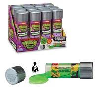 Les Tortues Ninja, Mini Figure de 3 cm, avec Container de Gel Gluant Ooze, Modèle aléatoire, pour Les Enfants à partir de 4 Ans, GIOCHI PREZIOSI,TU807