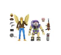 Les Tortues Ninja - Pack 2 Figurines Ace Duck & Mutagen Man 18 Cm