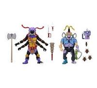 NECA Pack de 2 figurines Les Tortues Ninja Antrax & Scumbug 18 cm G