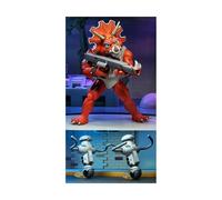 Les Tortues Ninja - Pack 3 Figurines Triceraton Infantryman & Roadkill Rodney 18 Cm