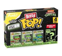 Les Tortues Ninja - Pack 4 Figurines Bitty Pop! 8-Bit 2,5 Cm