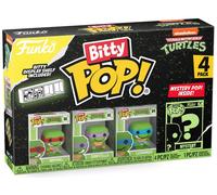 Les Tortues Ninja - Pack 4 Figurines Bitty Pop! 8-Bit 2,5 Cm
