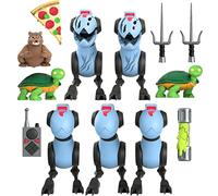 Les Tortues Ninja Pack 5 Figurines Ultimates Mousers 8 cm