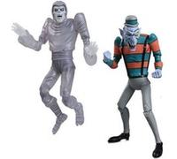 Les Tortues Ninja : Saturday Morning Adventures 2 - Pack 2 figurines Creepy Eddie & Shibano-Sama 17 cm