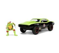 Jada – Voiture miniature 1:24 Chevrolet Camaro 1967 – Raphael (Tortues Ninja) avec figurine