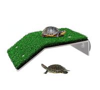 Les tortues se précipitant avec une tasserie d'aspiration support jusqu'à 2 kg d'échelle de montée de tortue en résine Terrasse Repos Turtle Tank Accessoires pour Reptile Frog Terrapin, Turtle Ramp