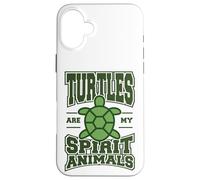 Les tortues sont mon esprit, les animaux, les amoureux des tortues, l'ambiance calme de la nature Coque pour iPhone 16 Plus