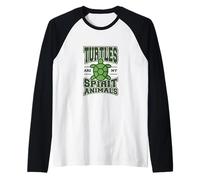 Les tortues sont mon esprit, les animaux, les amoureux des tortues, l'ambiance calme de la nature Manche Raglan