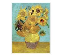 Les Tournesols Poster de Vincent van Gogh 50 x 70 cm Jaune Tableaux Décoration murale