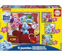 Les Traces Du Bleu Progressif Puzzle 12-16-20-25 Pièces