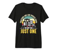 Les tracteurs sont comme Les Chips de Pommes de Terre agricoles et moissonneuses T-Shirt Haut de Gamme