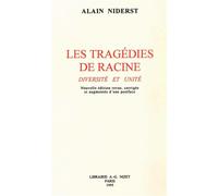 Les Tragédies de Racine. Diversité et unité - Alain Niderst - Nizet - broché - Livre