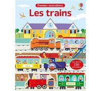 Les trains - Autocollants Usborne - Sam Taplin - Usborne - broché - Document jeunesse