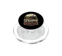 Les Trains sont Mon Amoureux des Trains thérapeutiques PopSockets PopGrip pour MagSafe