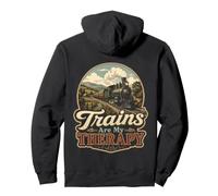 Les Trains sont Mon Amoureux des Trains thérapeutiques Sweat à Capuche
