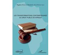 Les transformations contemporaines du droit public en Afrique – L'Harmattan